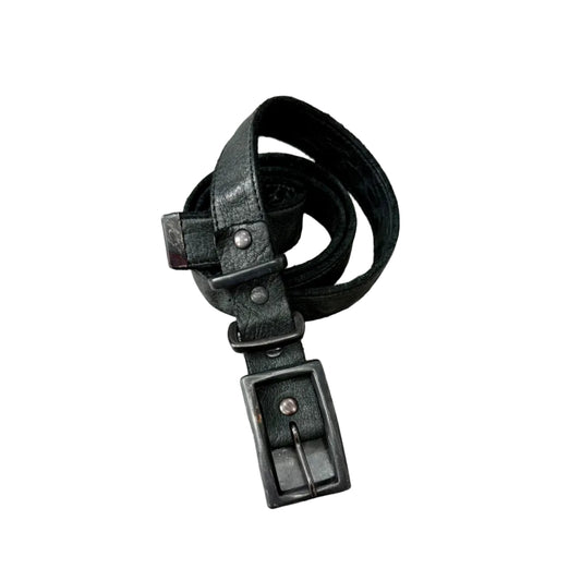 niddeguepes Vintage distressed copper buckle belt