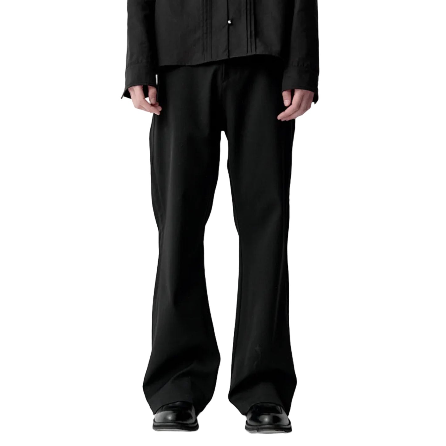 Curved multi-layer boot trousers