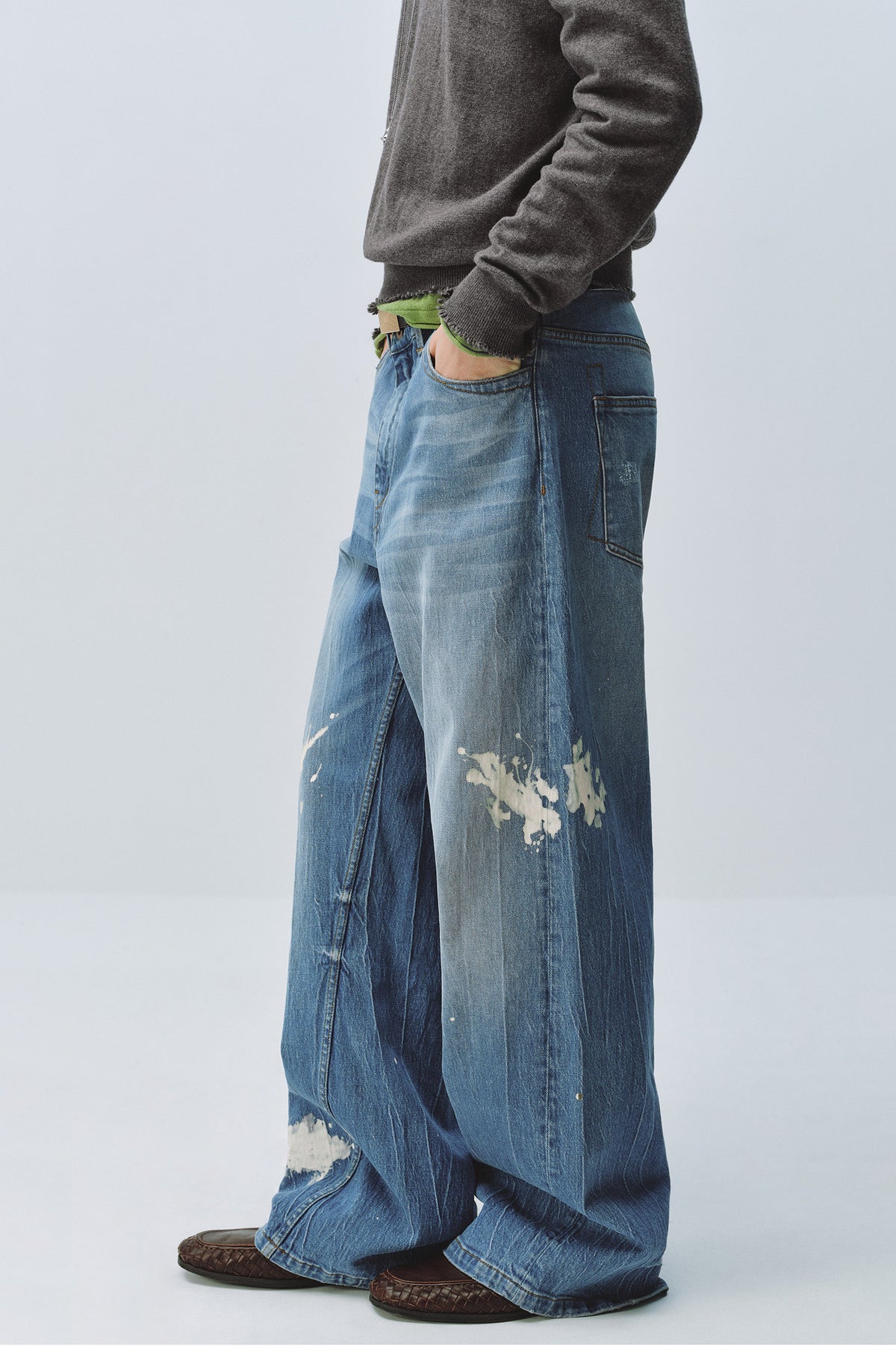 Paint Splatter Jeans