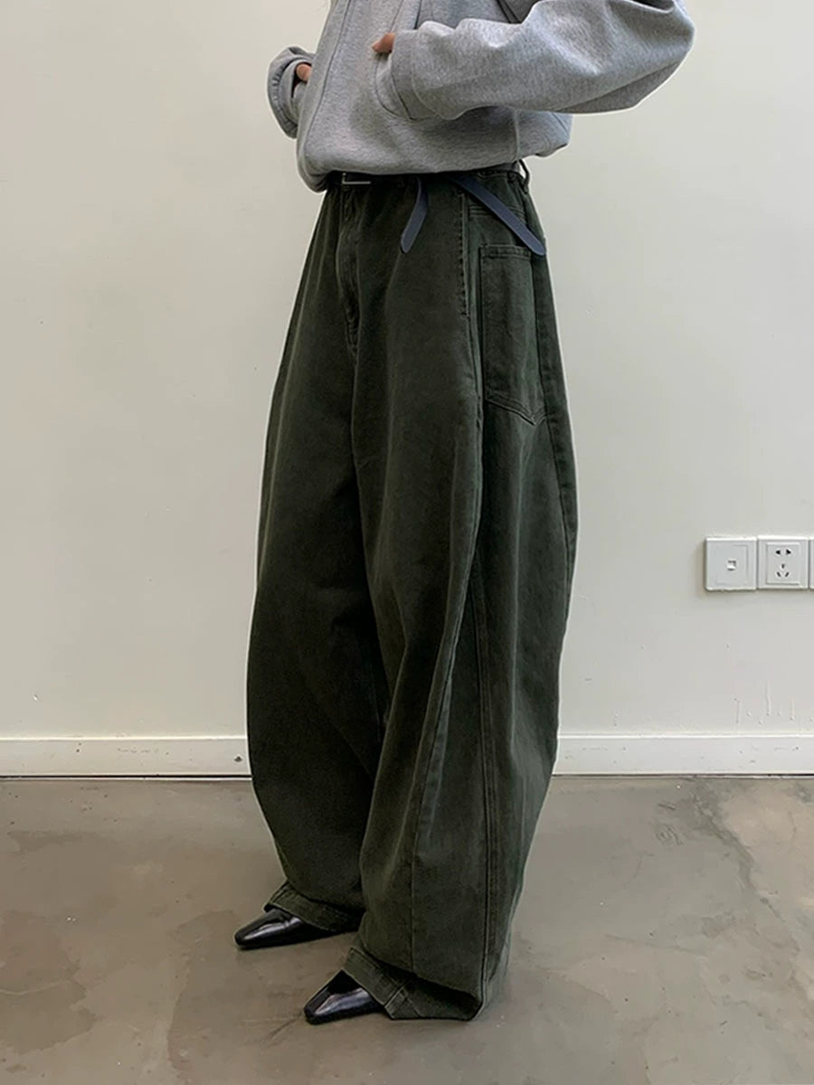 Washed Baggy Jeans
