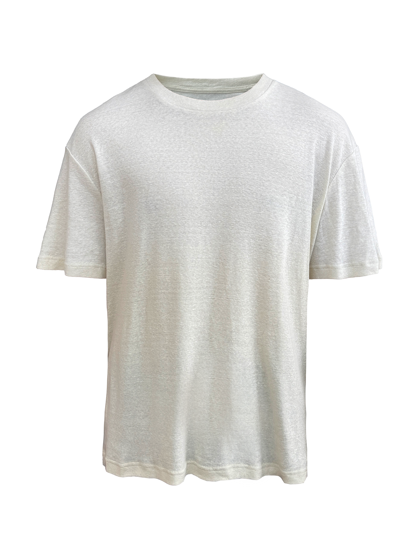 Washed faded short-sleeve T-shirt
