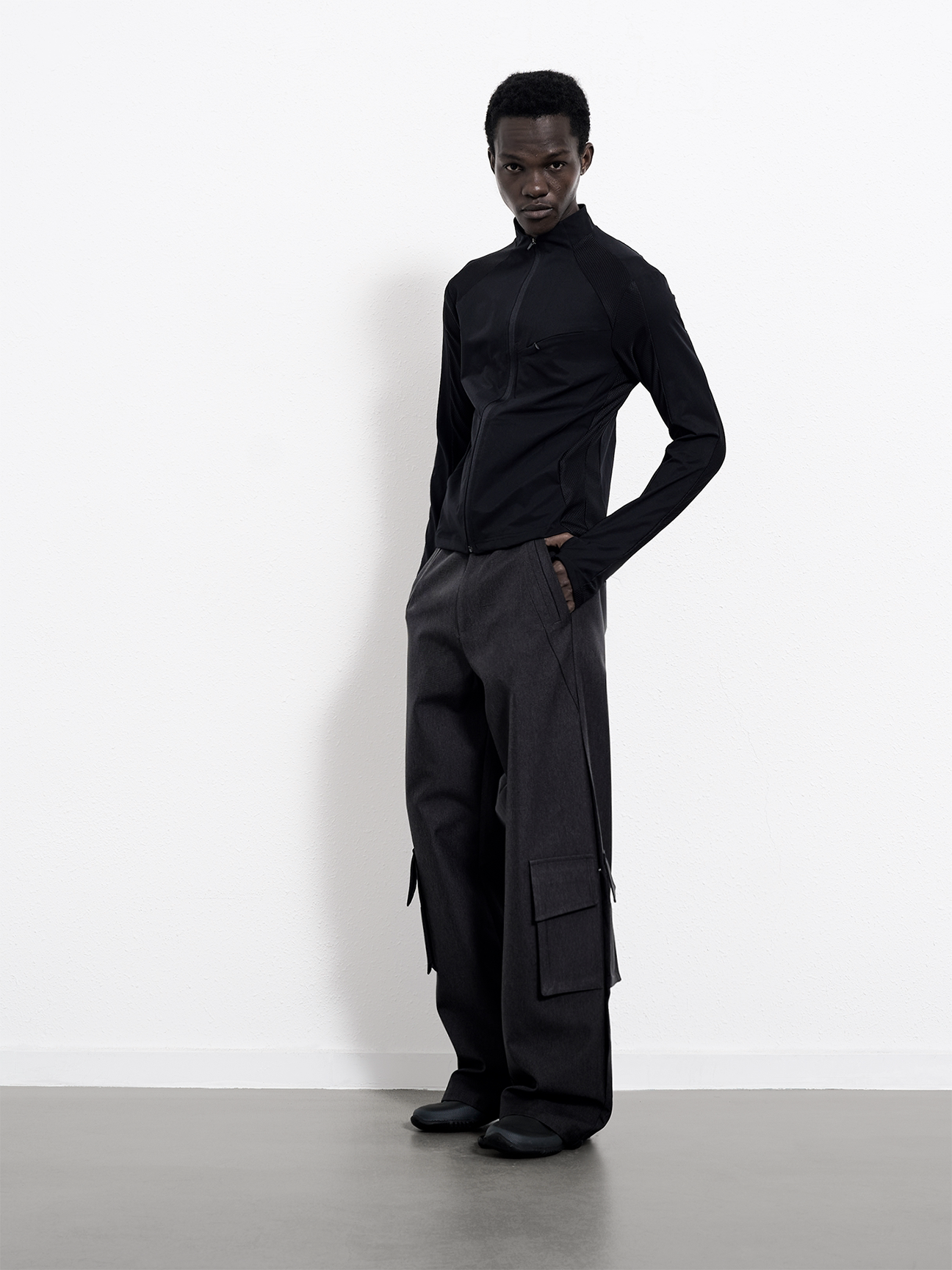 Waterproof multi-pocket straight Jeans