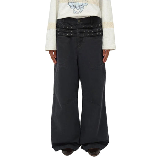 Old star rail studded wide-leg cargo pants