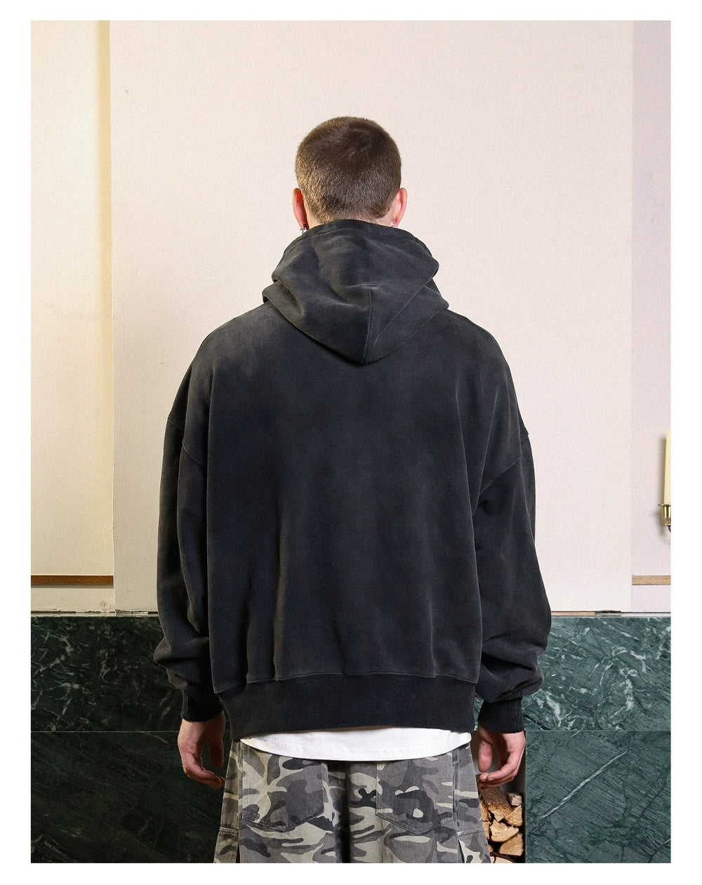 Social Fear Boy Printed Hoodie