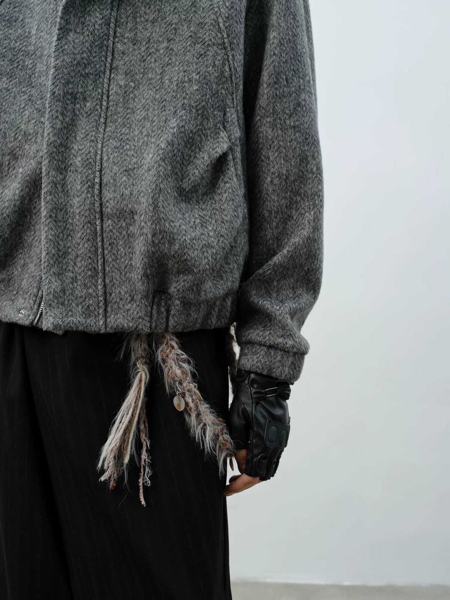 Dropped Shoulder Twill Jacket