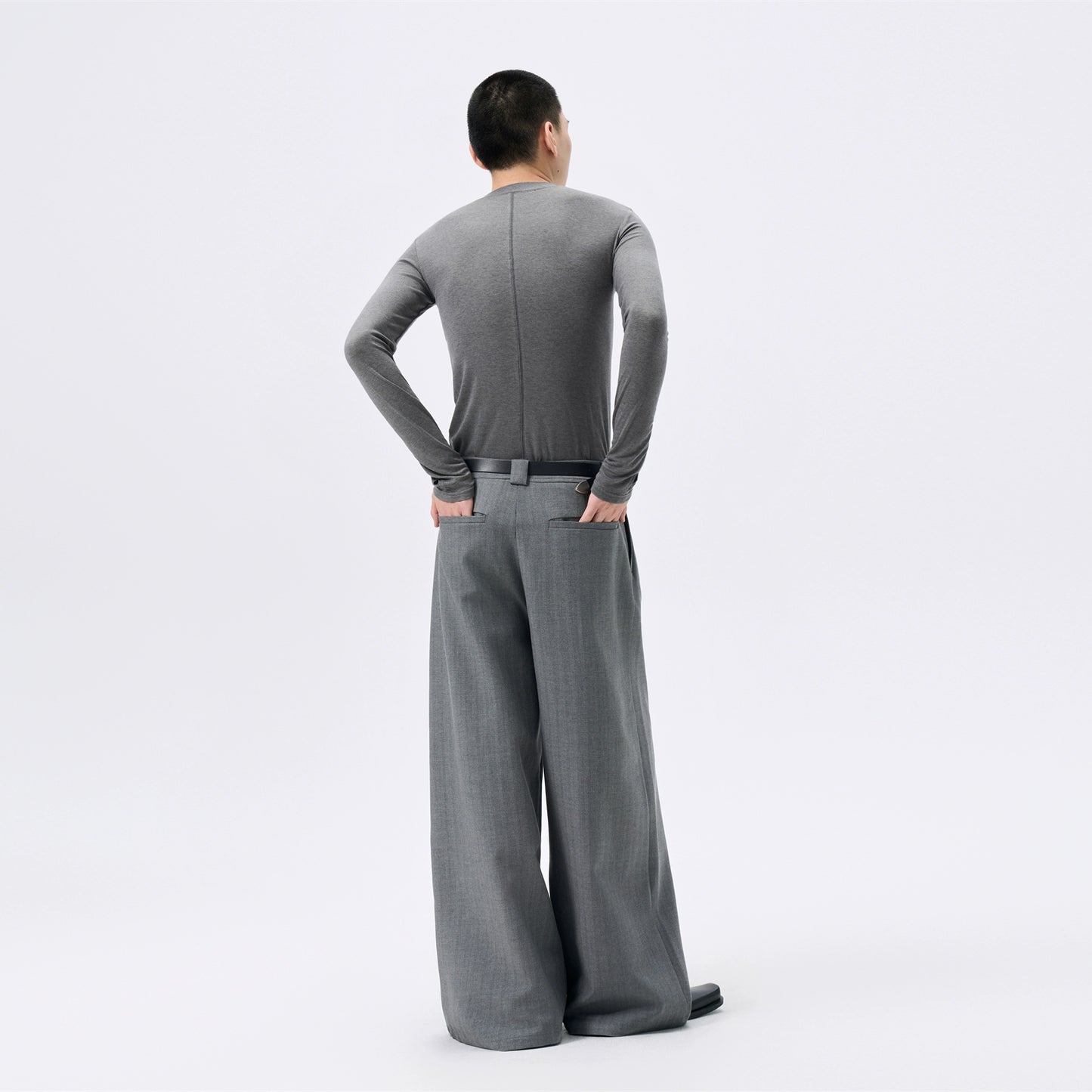 Stripe Drape Trouser