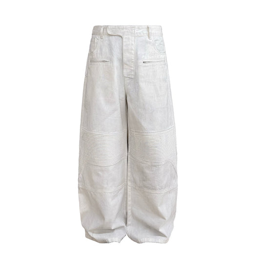 Coated Waxed Motorcycle Pants
