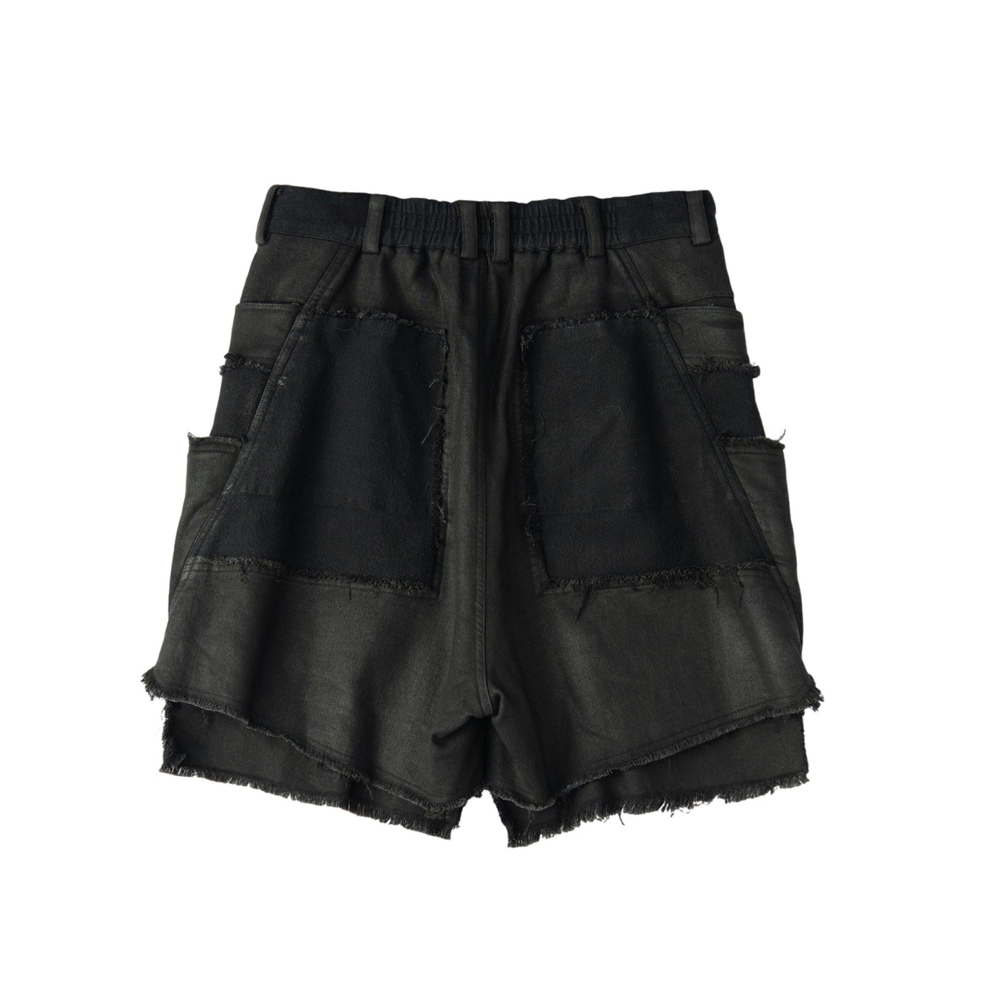 Haunted waxed work shorts