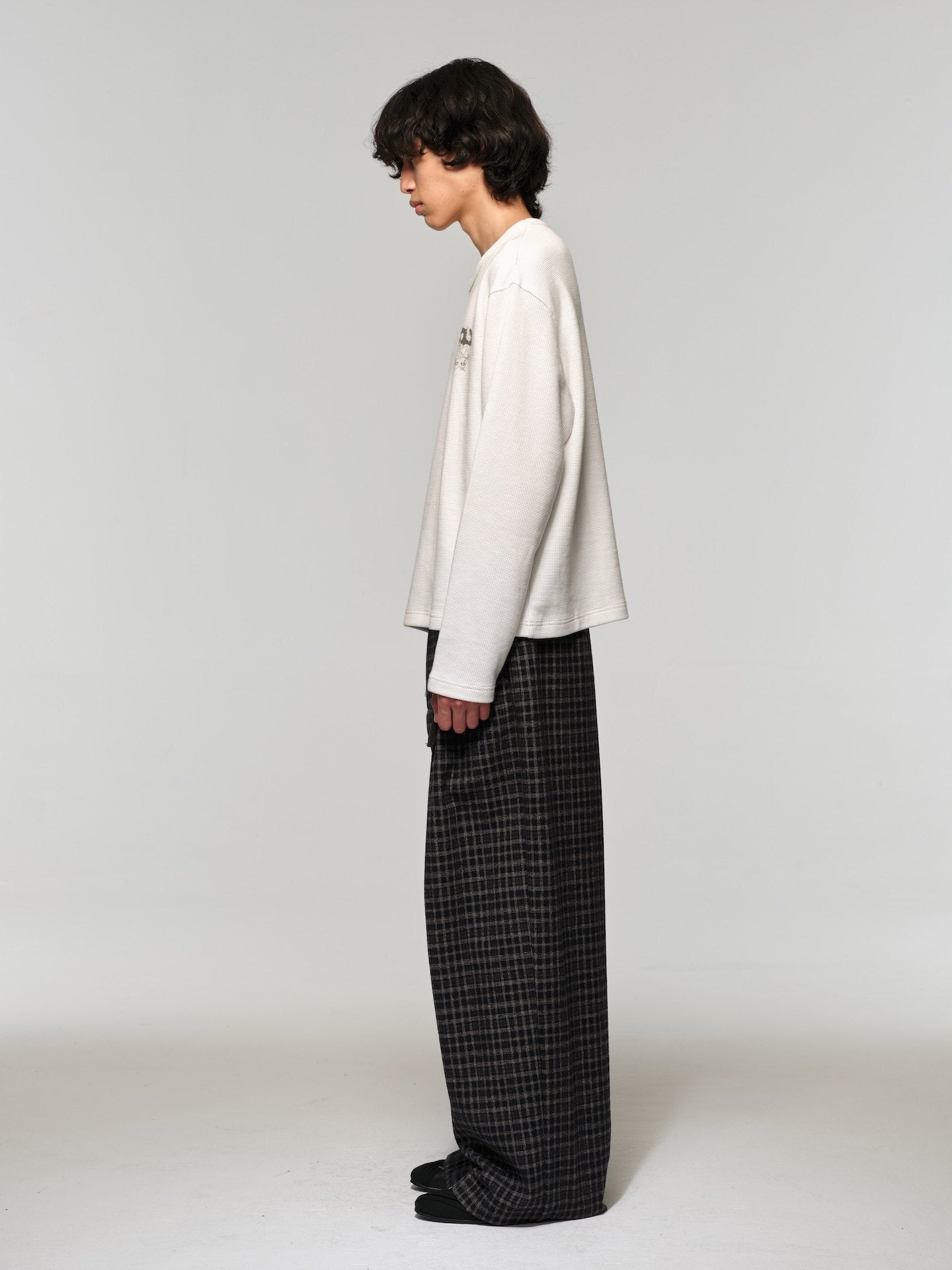 Masquerade Party* Waffle Long Sleeve Masquerade Crew neck t-shirt