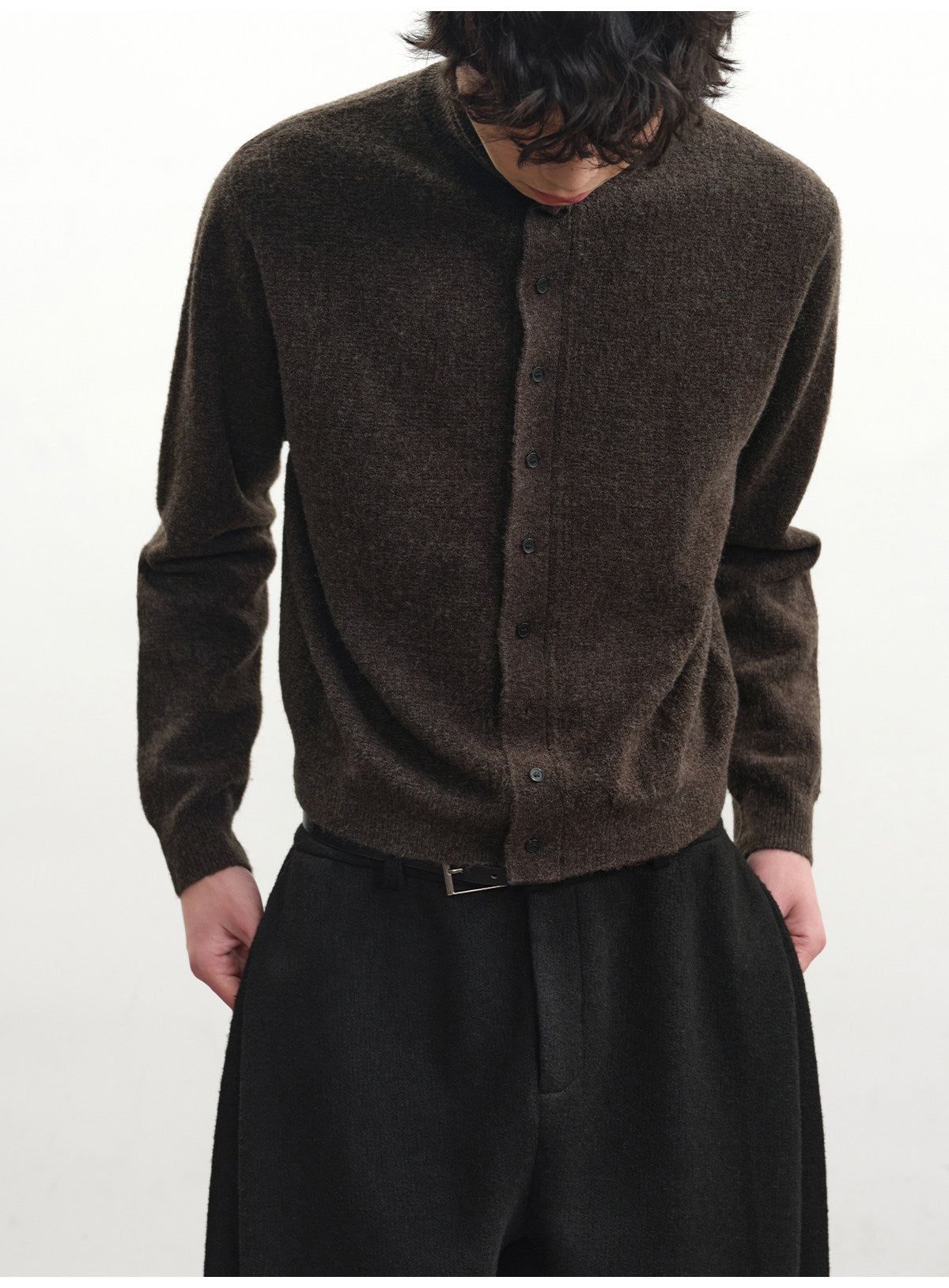 Floral Turtleneck Cardigan