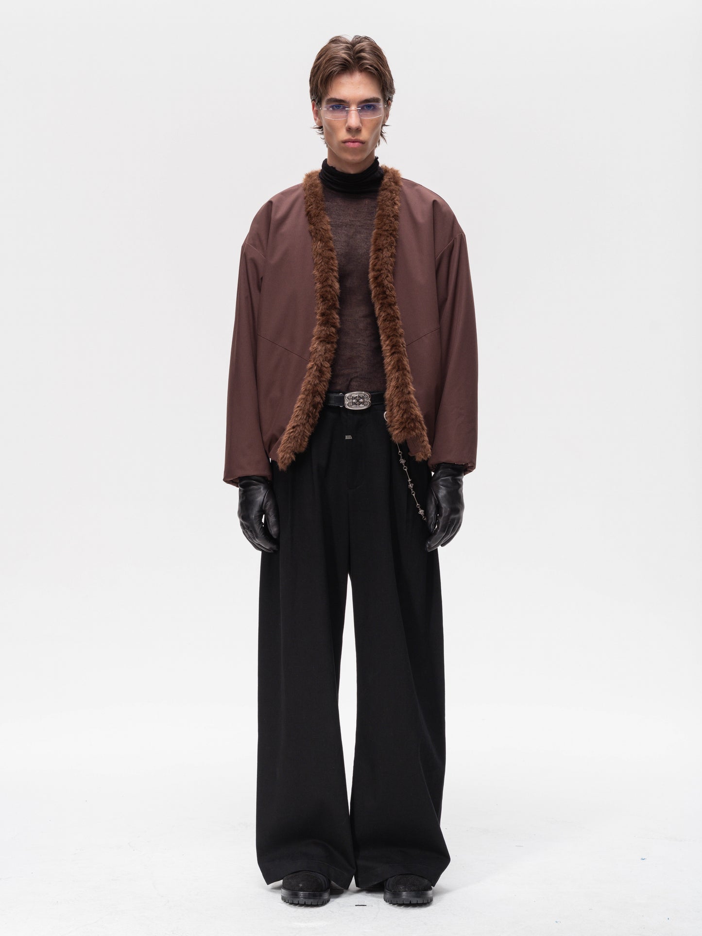 Midnight Wide-Leg Casual Pants