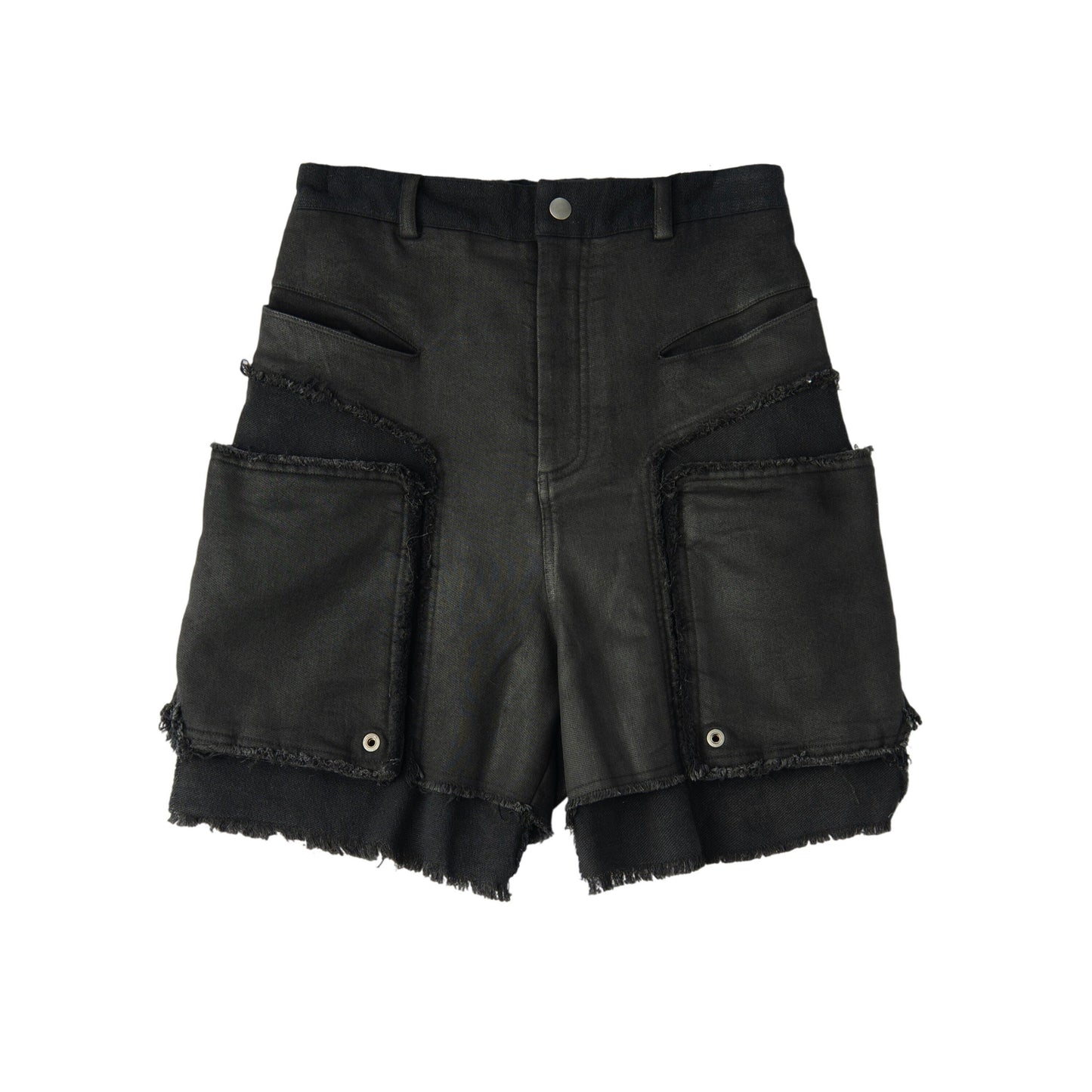 Haunted waxed work shorts