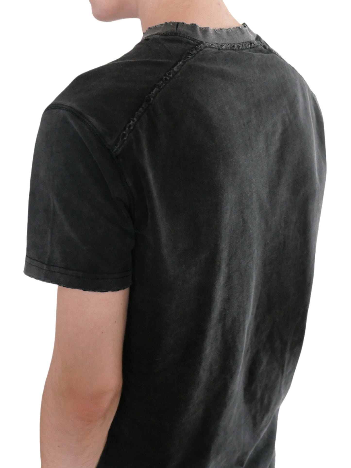 Washed Distressed Slim Fit T-Shirt