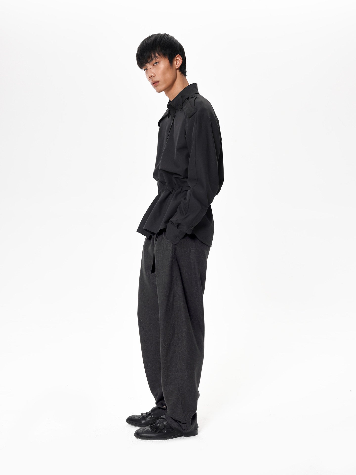 'Taglio' Drape Trousers