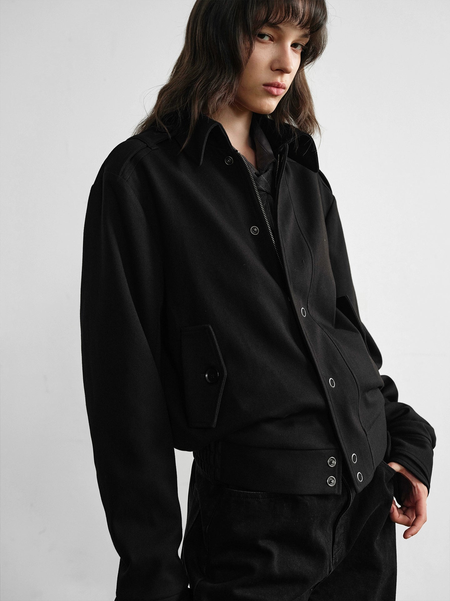 Wool Harrington Jacket