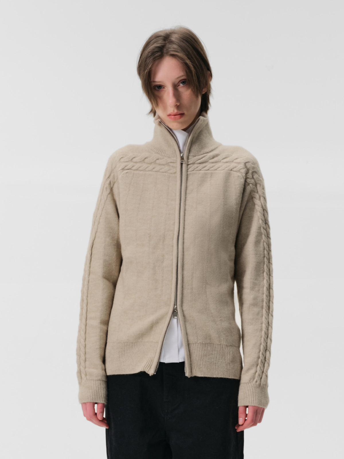 Arctic Velvet Cable Knit
