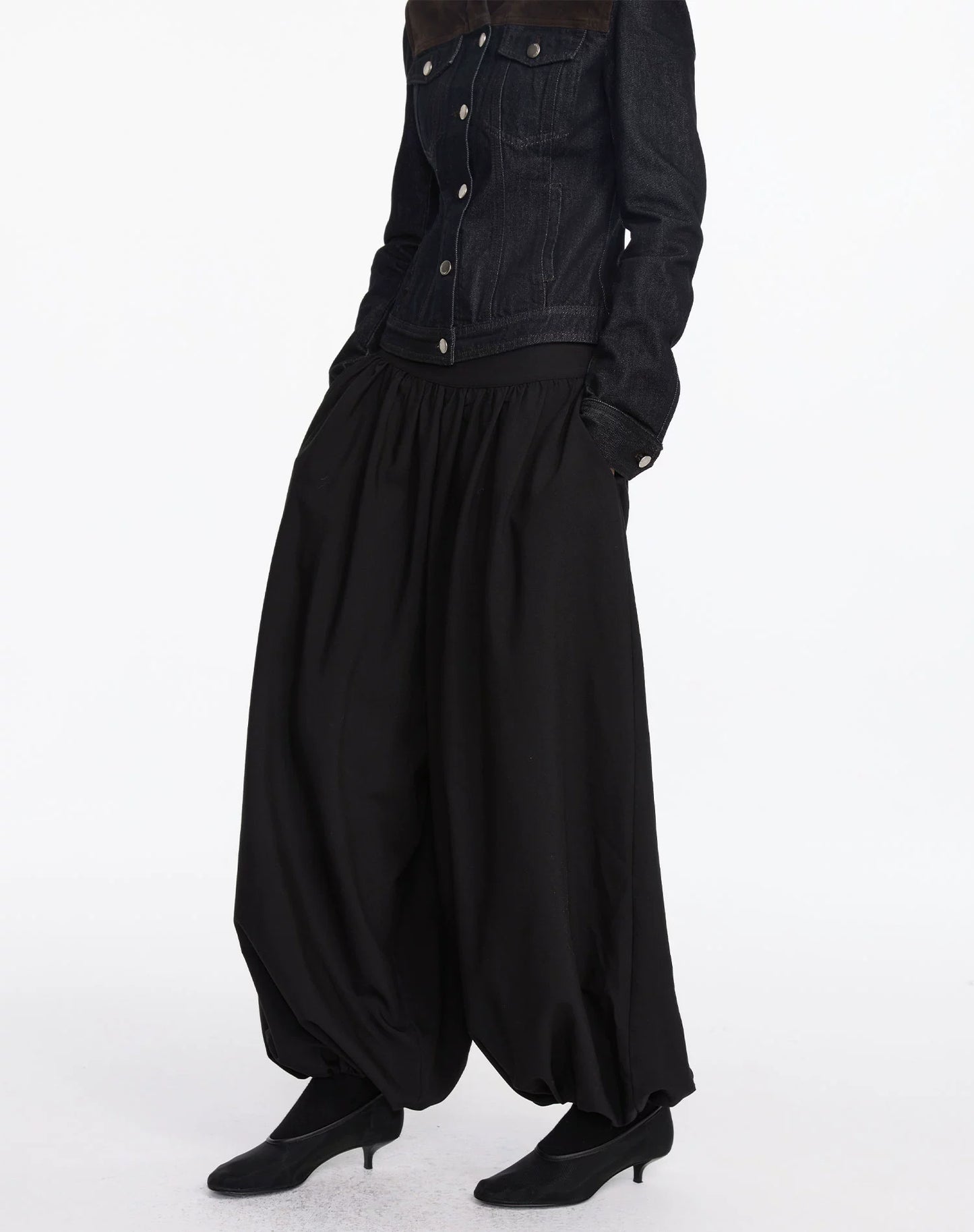 Balloon Wide Leg Pants