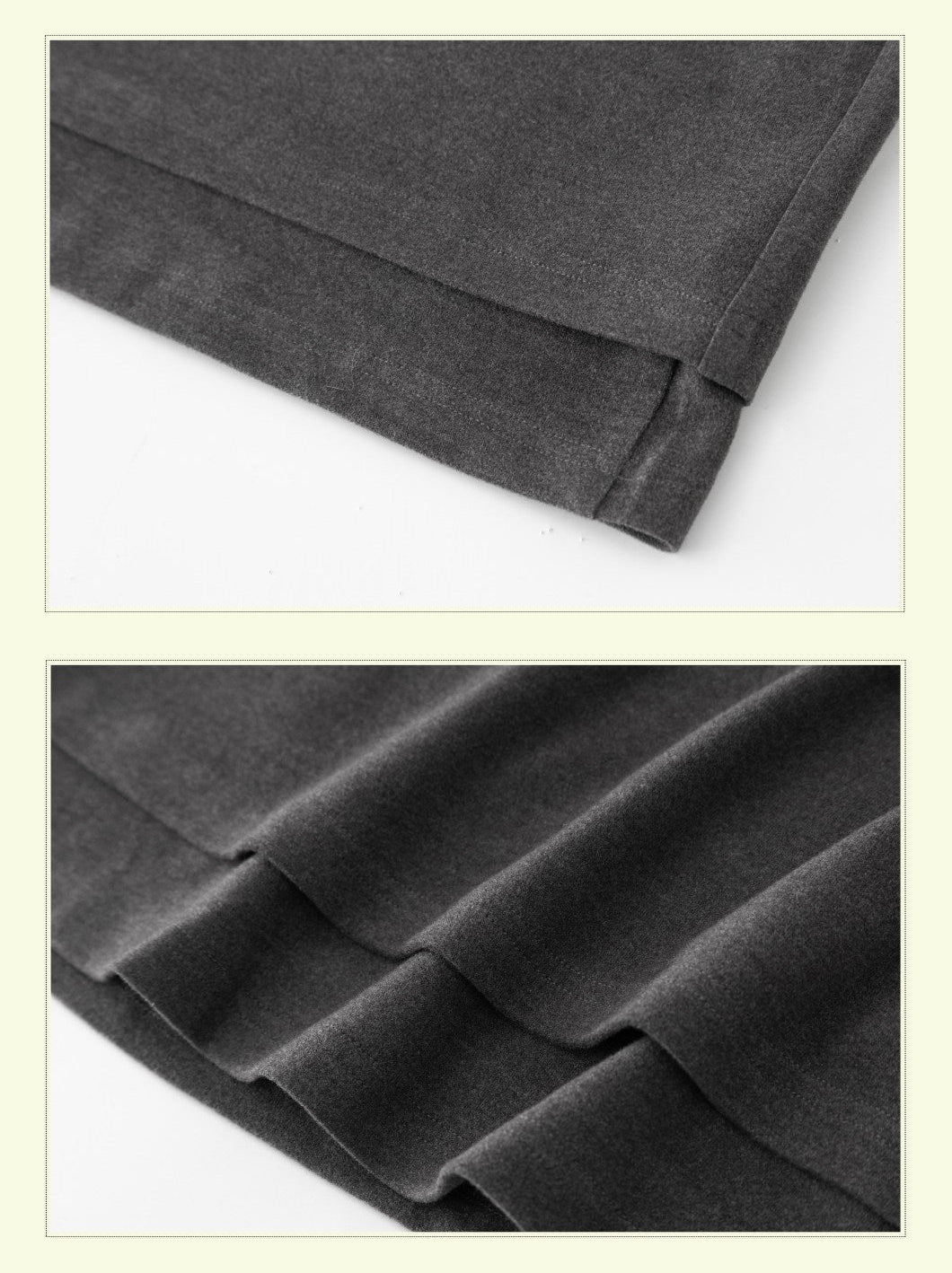 "Folded Halberd" fake layered long sleeve t-shirt