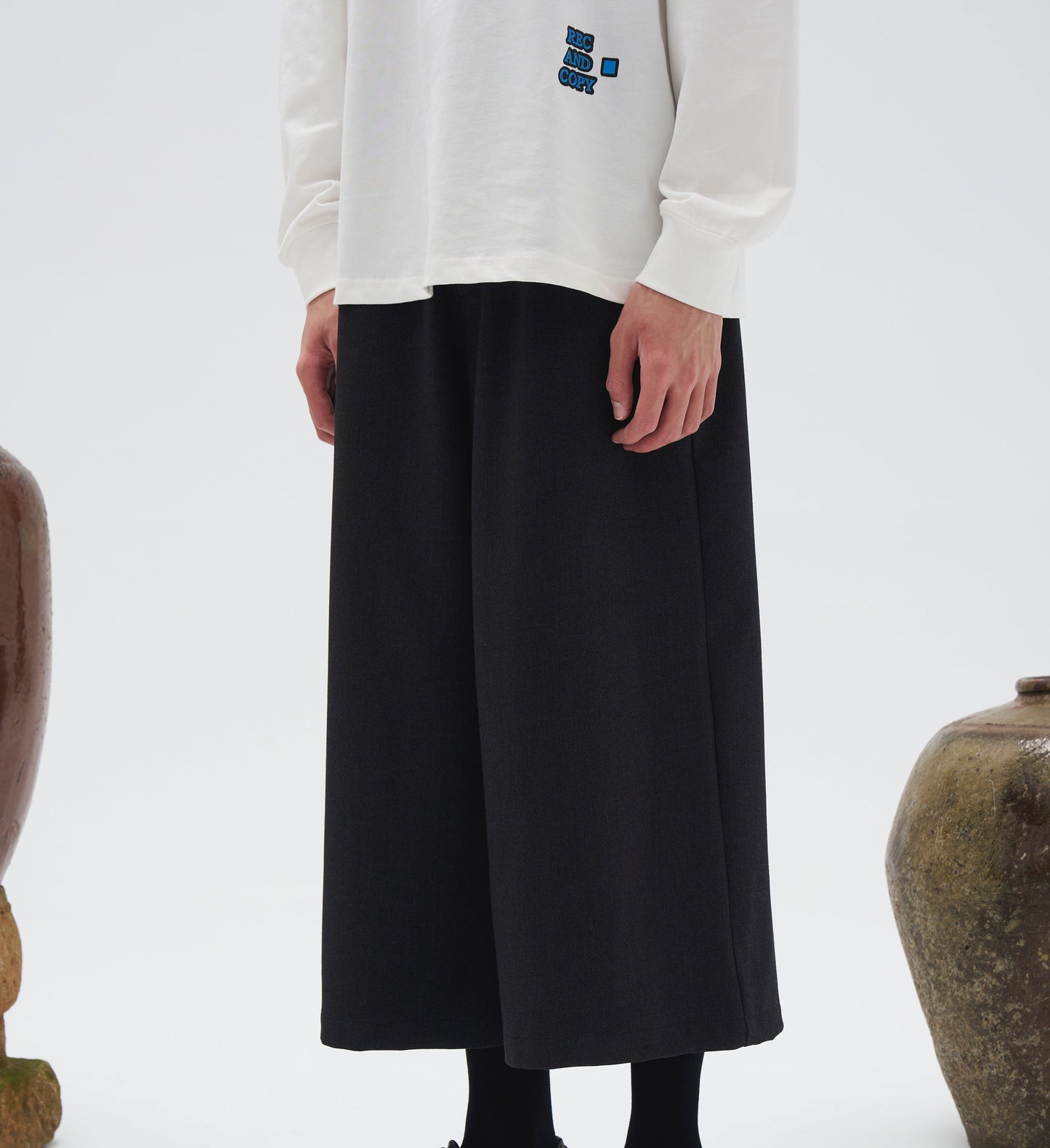 wide eight-point suit shorts
