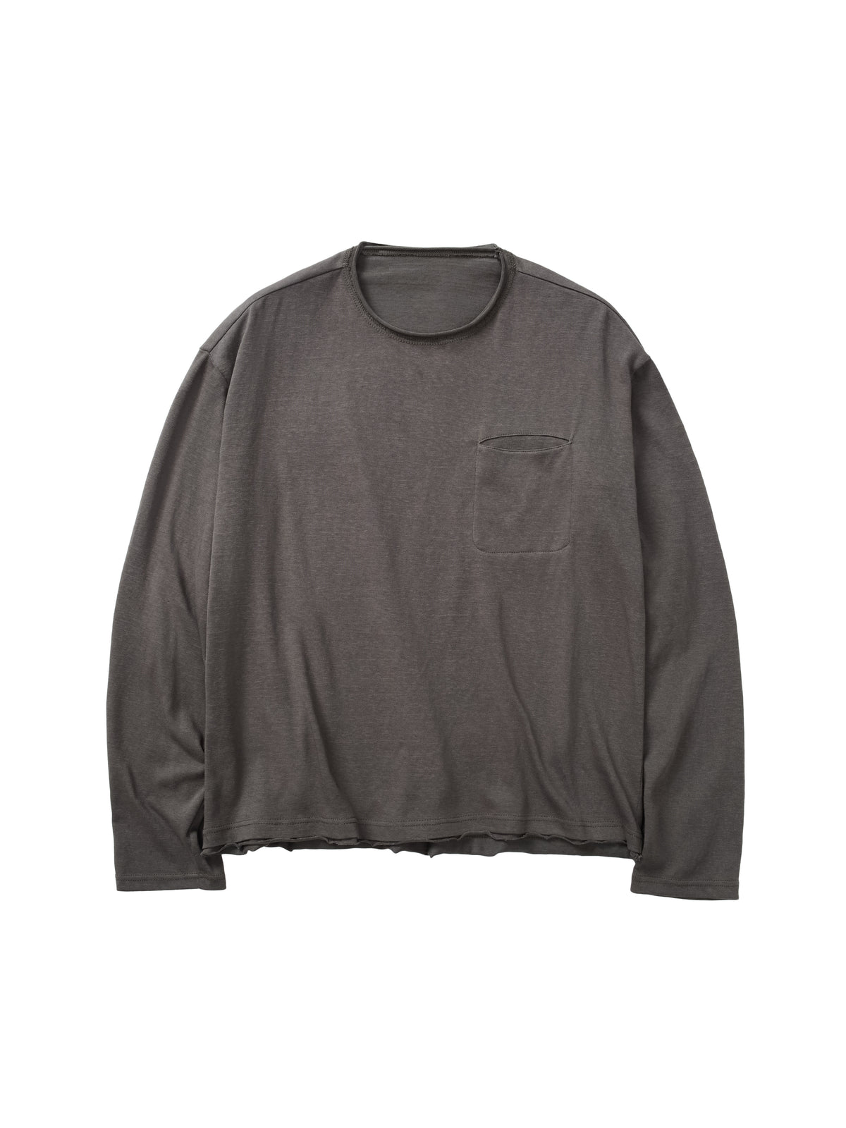 Rolled edge base long sleeves