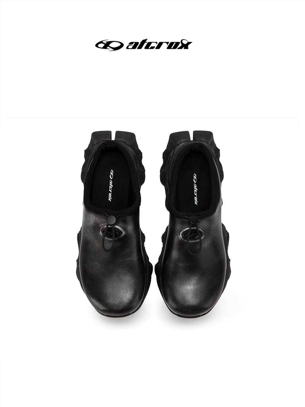 mix cowhide slippers