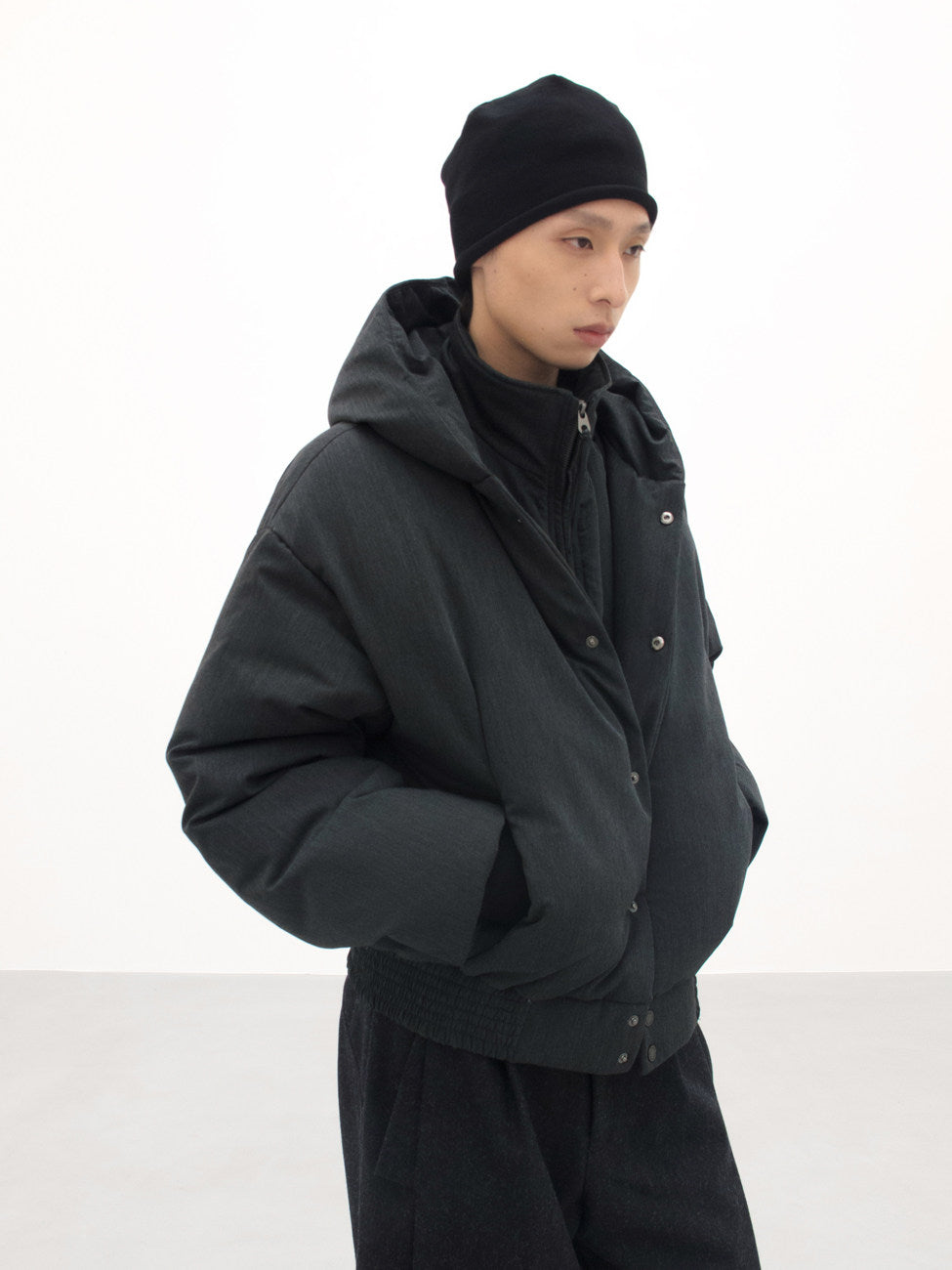 Finger Sleeve Duck Down Jacket