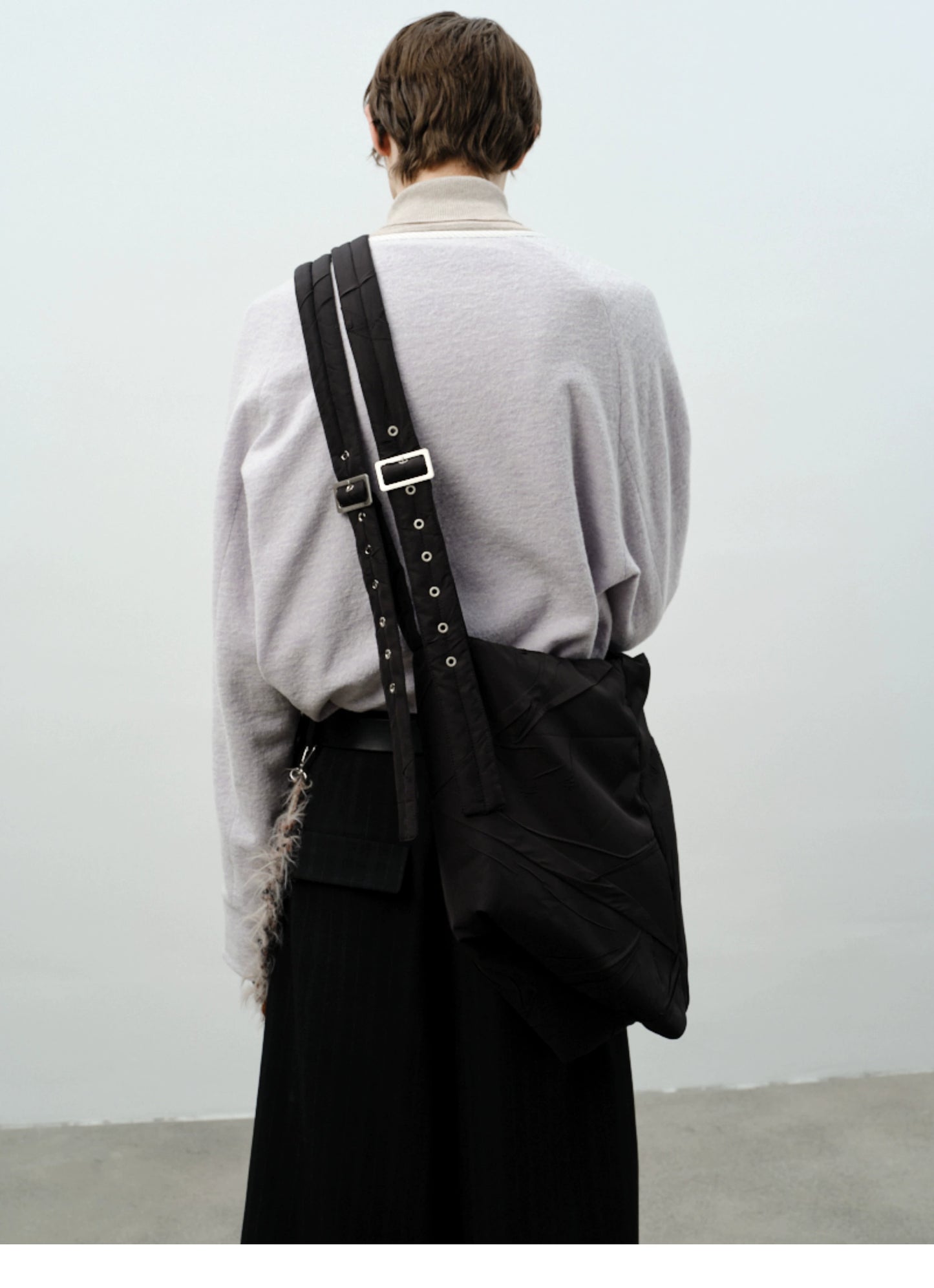 GRAINMUSTARD Thinsulate Cotton Pressed Shoulder Bag