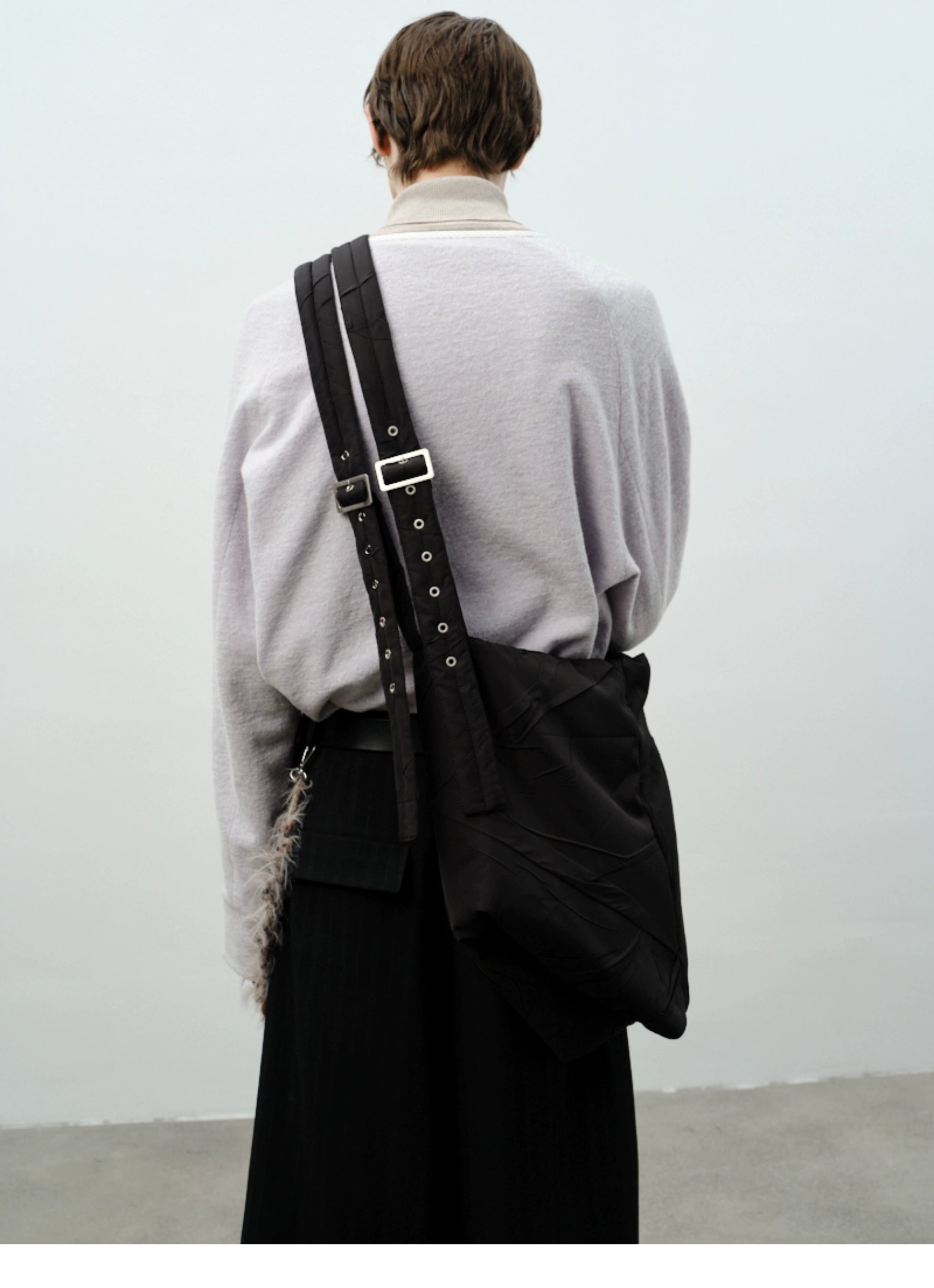 GRAINMUSTARD Thinsulate Cotton Pressed Shoulder Bag