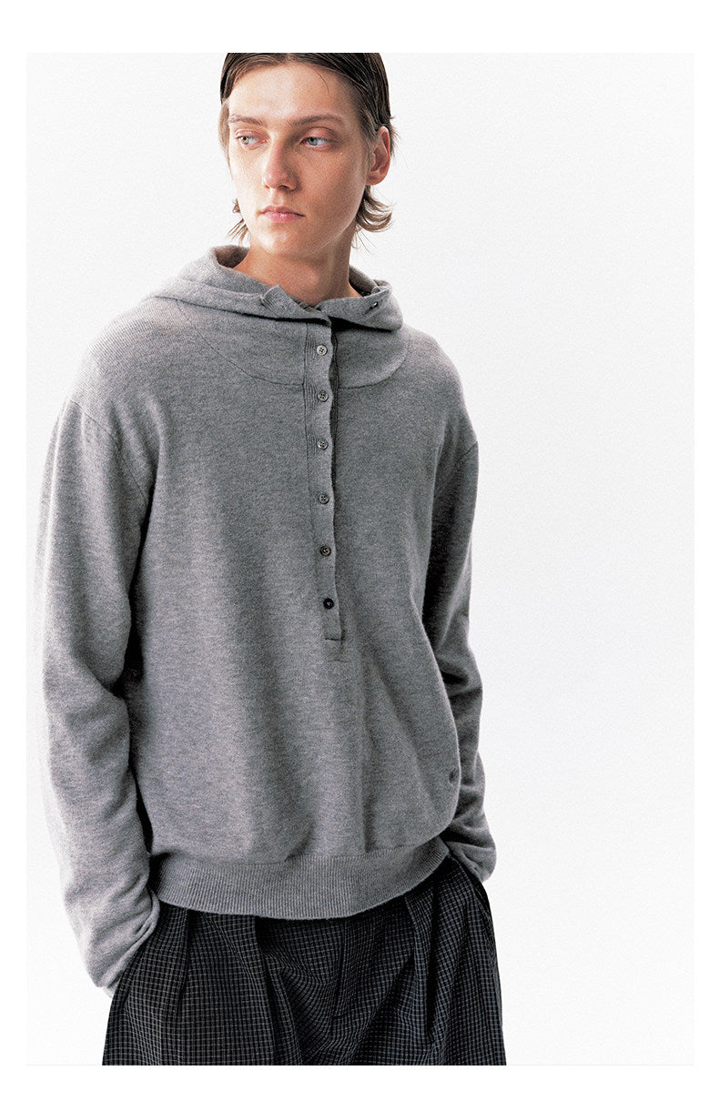 Soft loose curled sweater