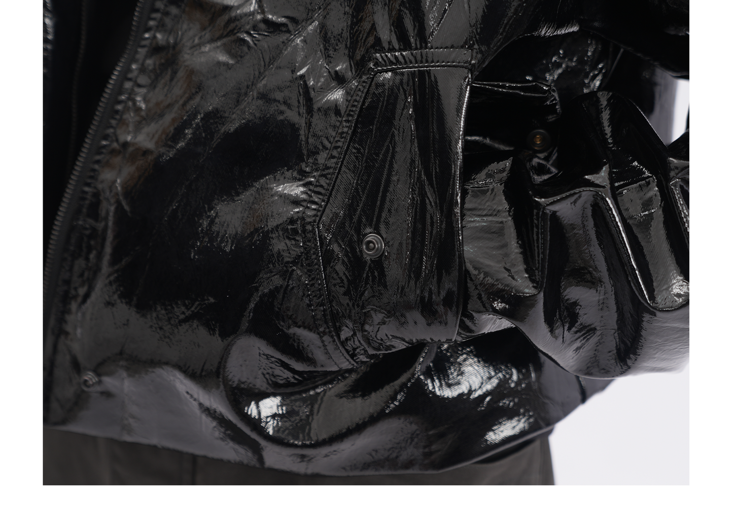 Pioneer Texture Short Biker Leather Jacket