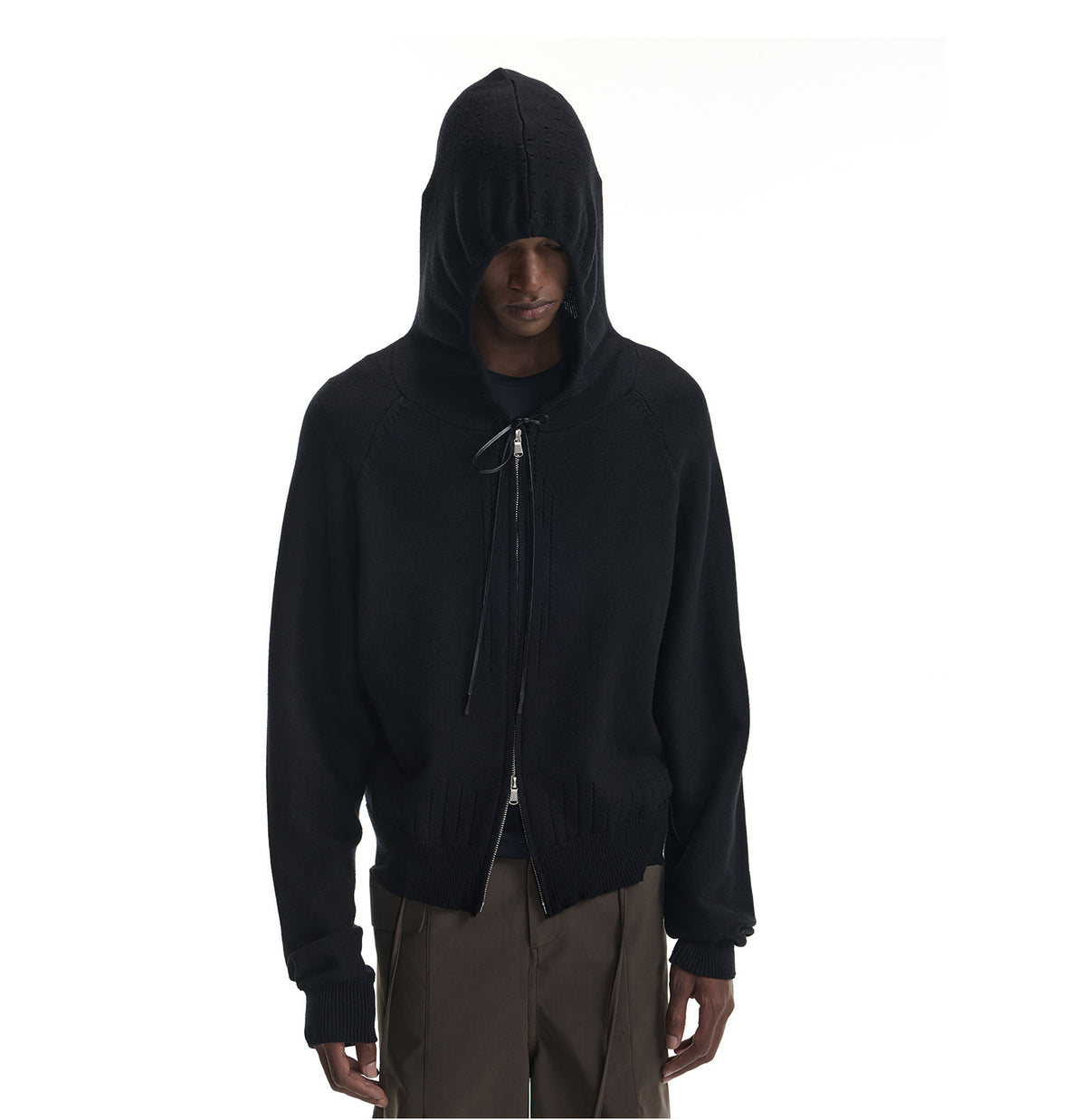 Respire Hollow Cutout Hoodie