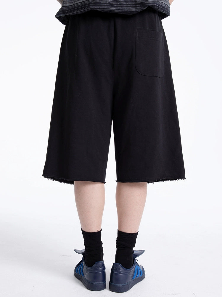 Terry Cotton drawstring Shorts