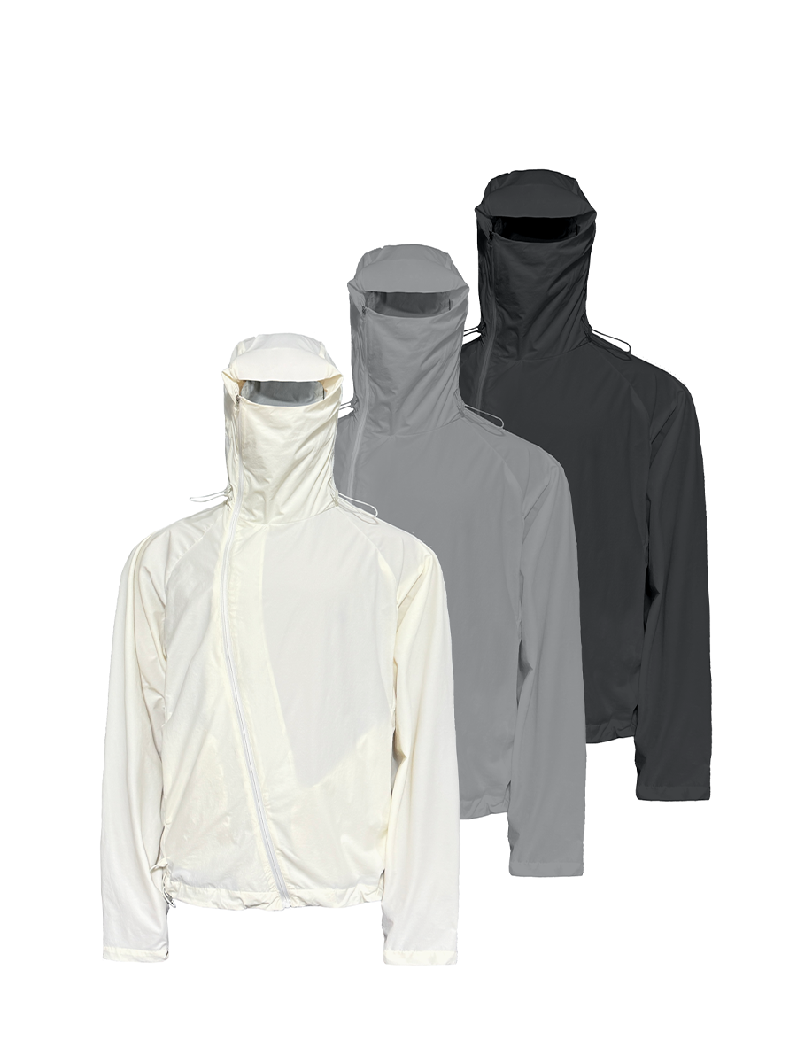 Zipper Sun -Proof Hooded Jacket UPF100+
