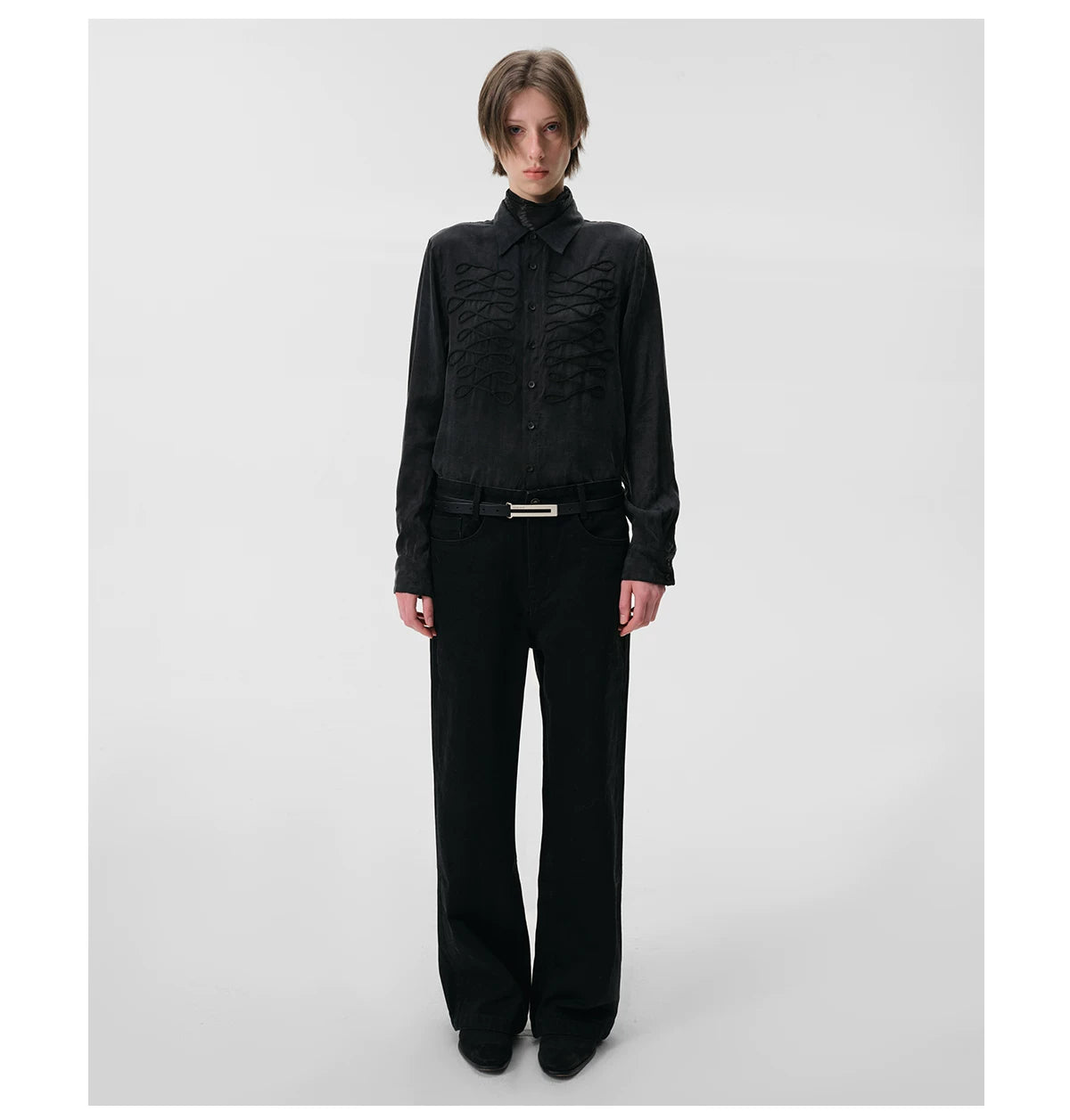 Napoleon embroidery shirt