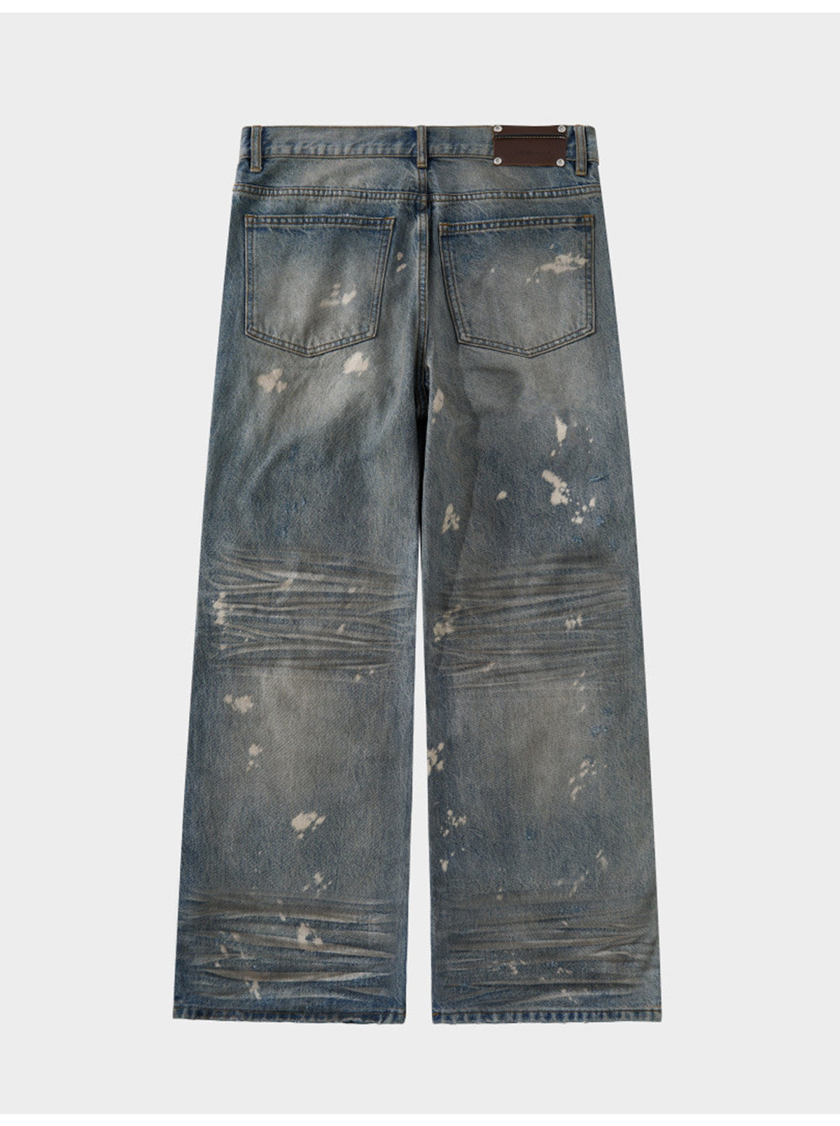 Okayama craftsmen mud-dyed jeans