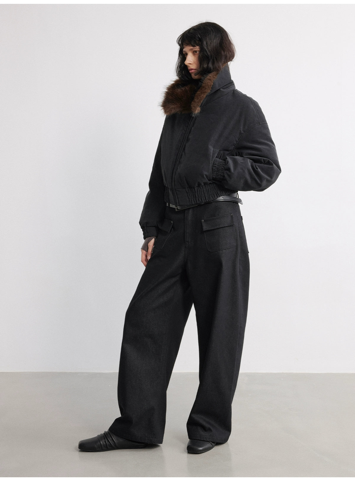 Front Flip Pocket Scimitar Trouser