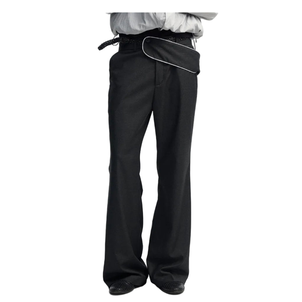 Locus Strap Panel Bootcut Trousers