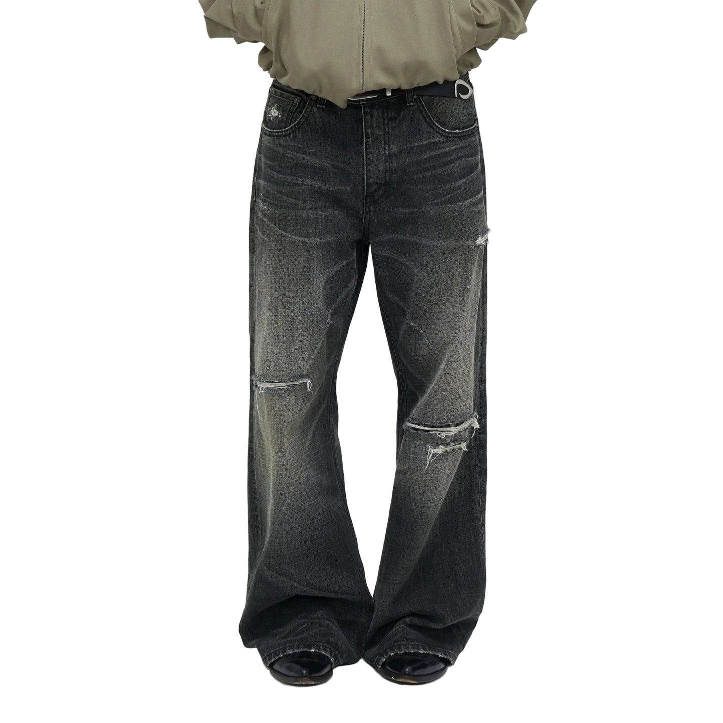 Patch Wash Destroy Jeans