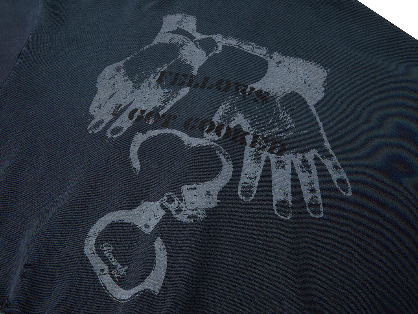 Handcuffs* Vintage Hoodie Sweatshirt