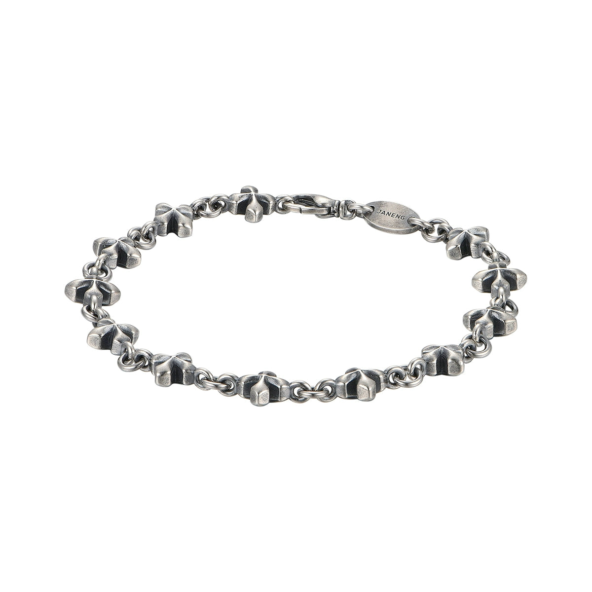 Silver cross bracelet