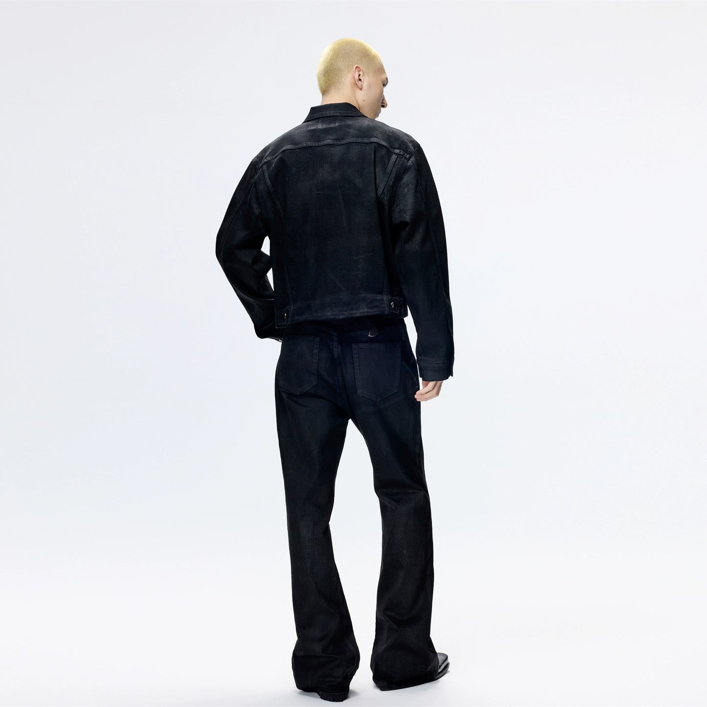 Hand Brushed Wax Denim Jacket