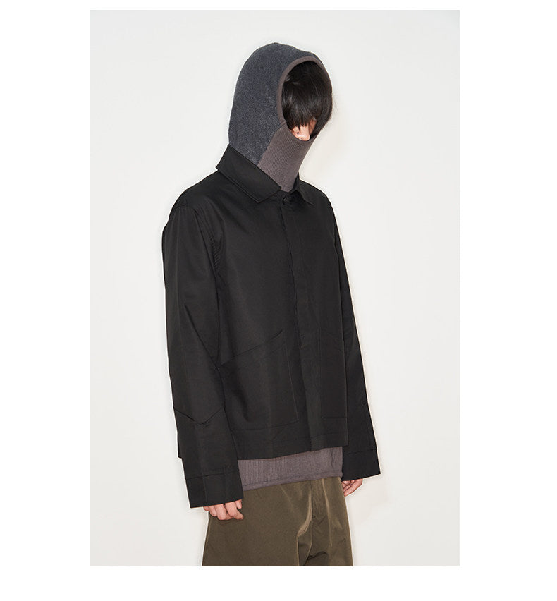 Tencel Short Wide Jacket