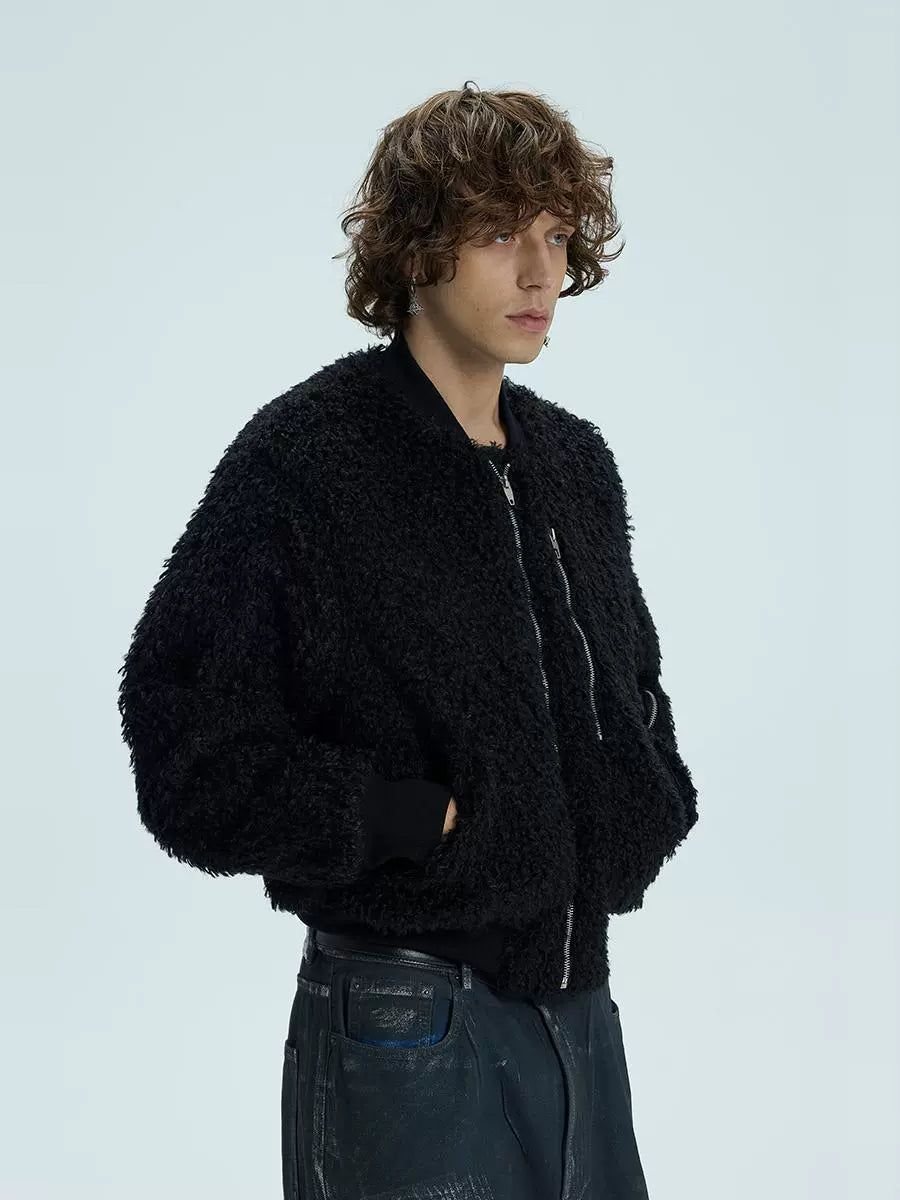 Fur Bomber Heavy Padded jacket