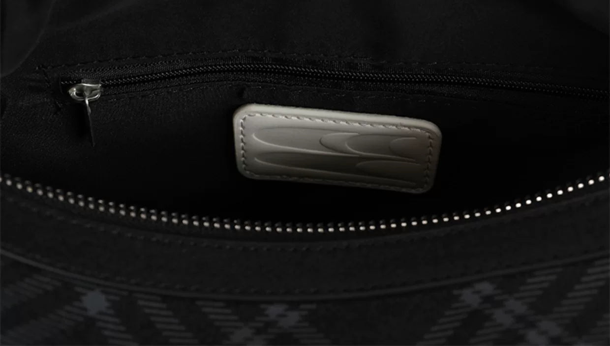 Felt Check Hand Bag