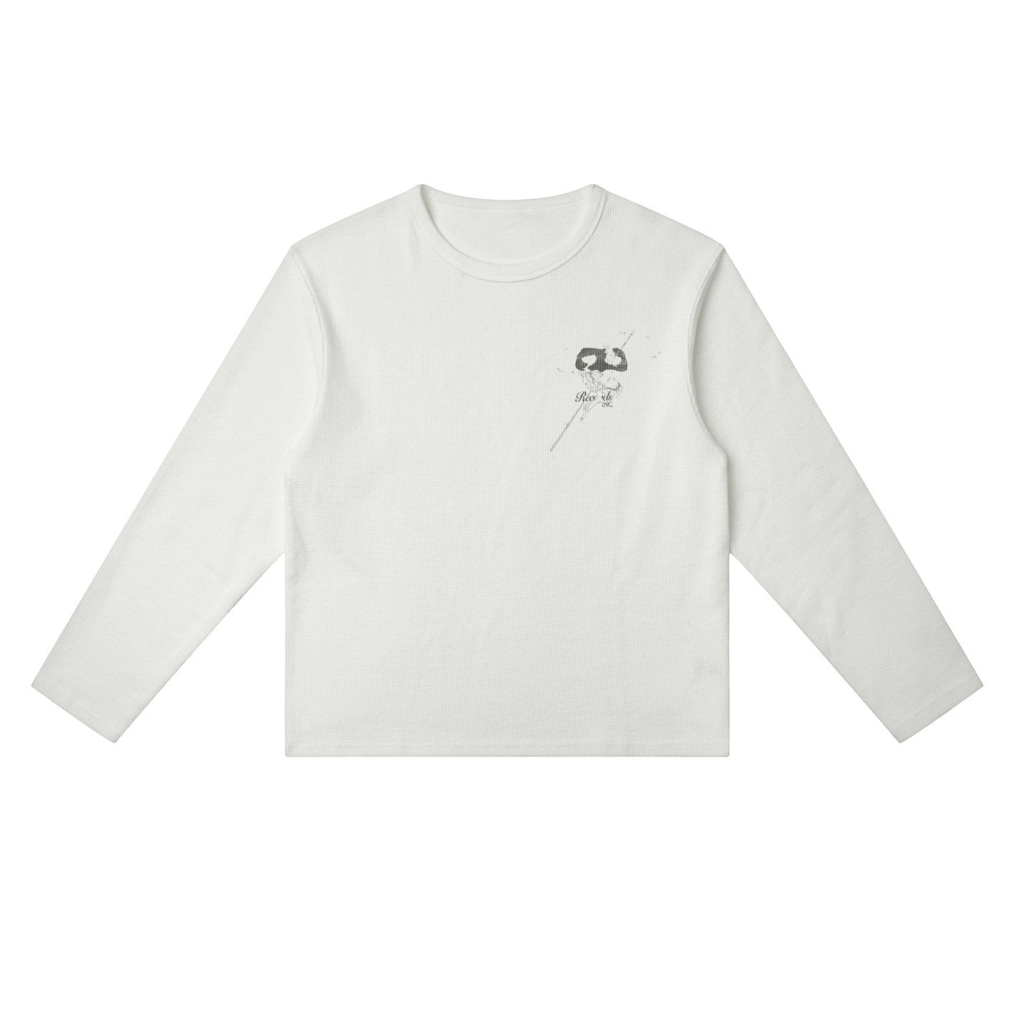 Masquerade Party* Waffle Long Sleeve Masquerade Crew neck t-shirt