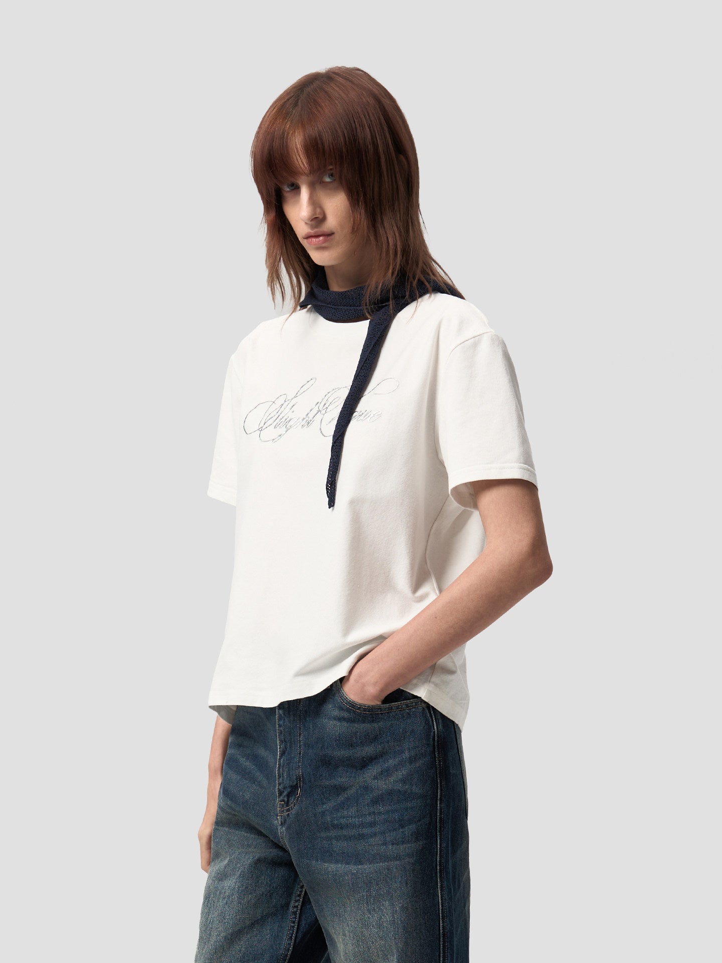 Lettering Short Sleeve T-Shirt