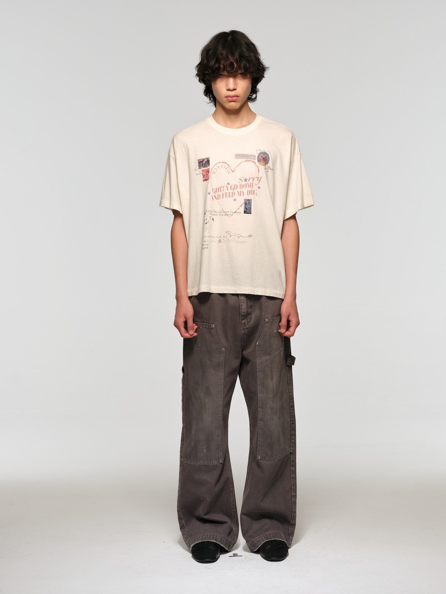 WALK MY DOG* Vintage distressed short sleeve t-shirt