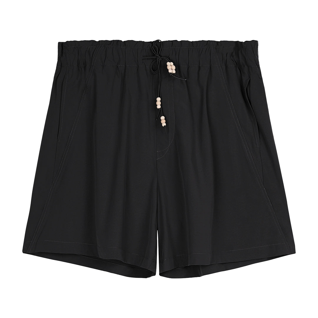 Pleated quick-dry shorts