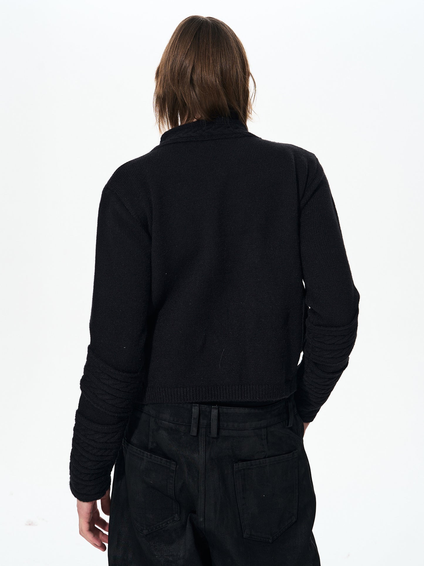Napoleon Black Zip Knit