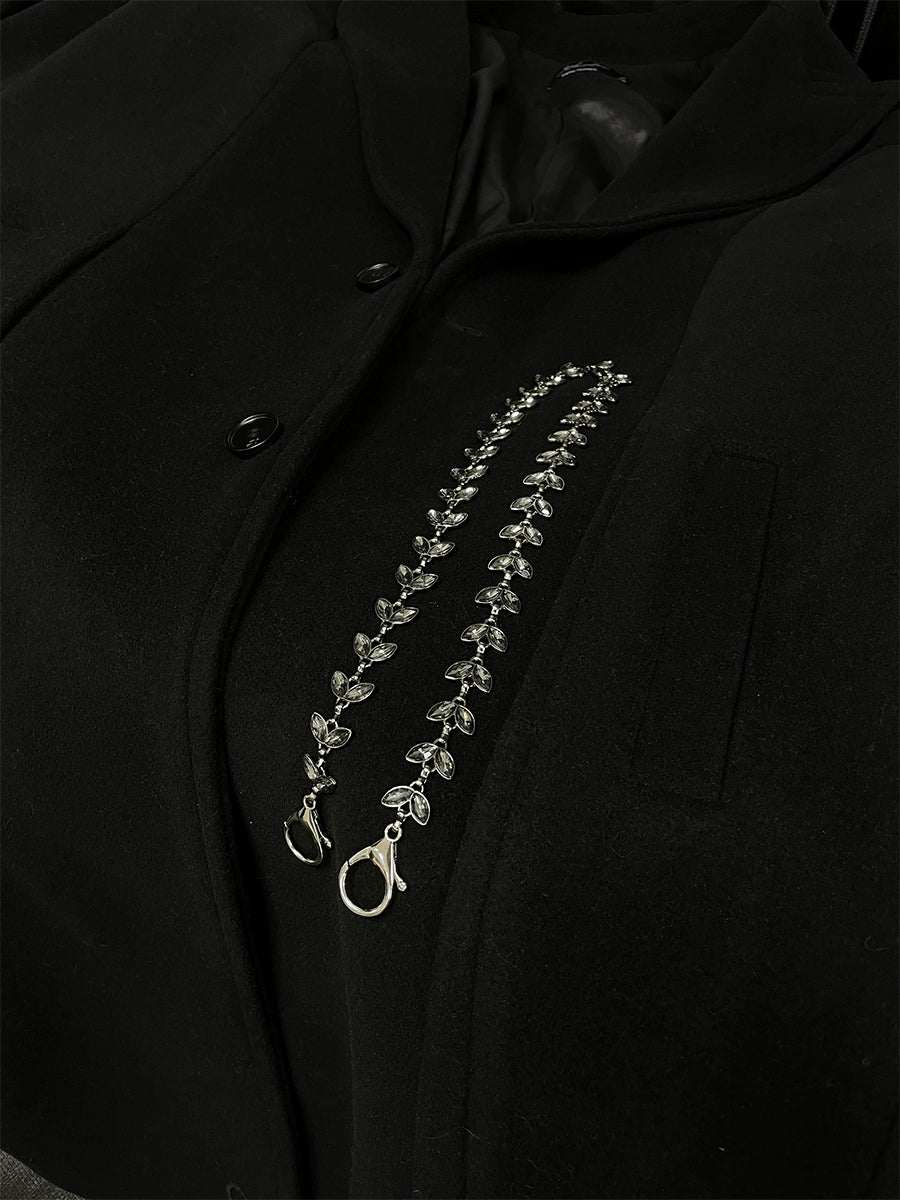 Black Gemstone Chain